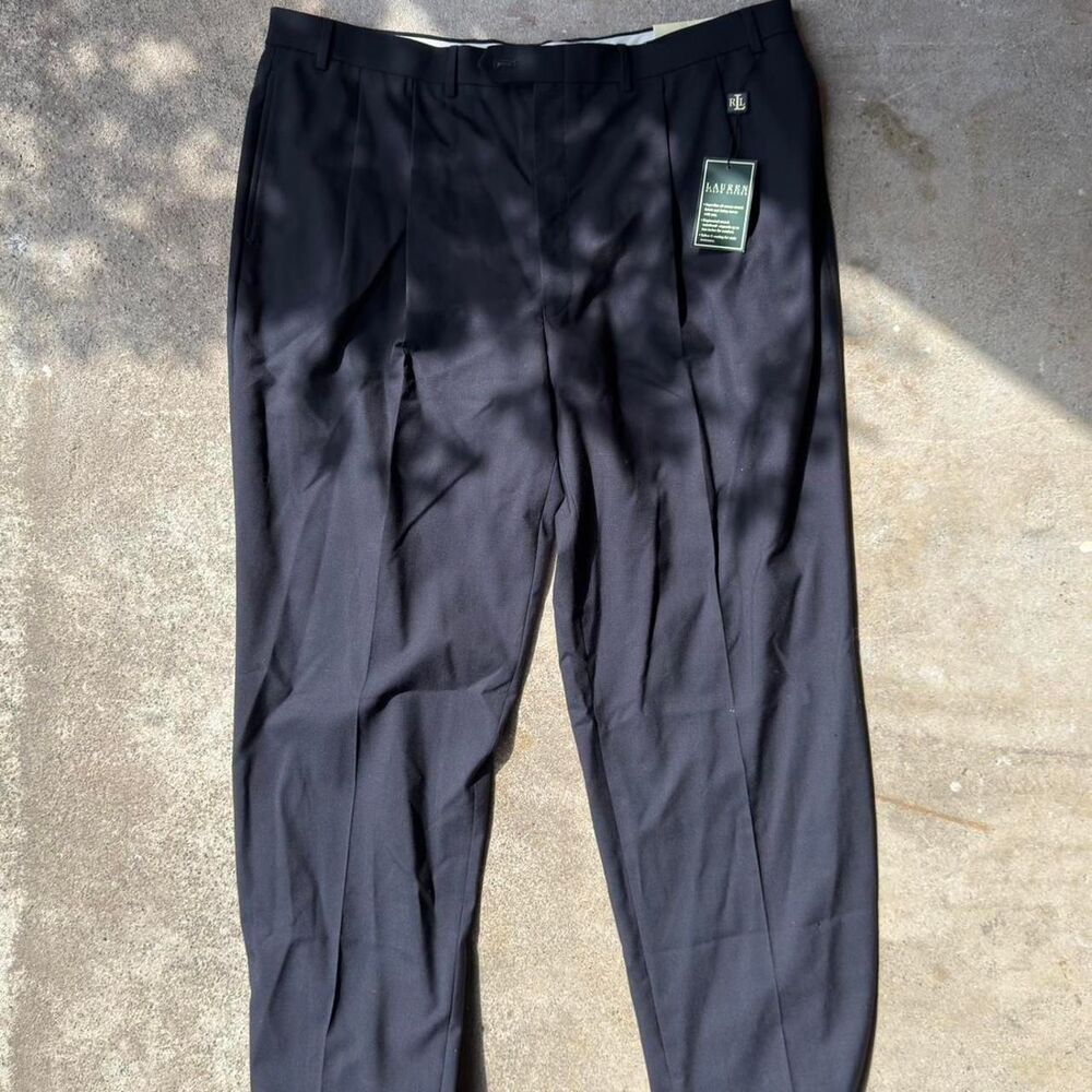 Ralph-lauren Men's Black and Navy Trousers